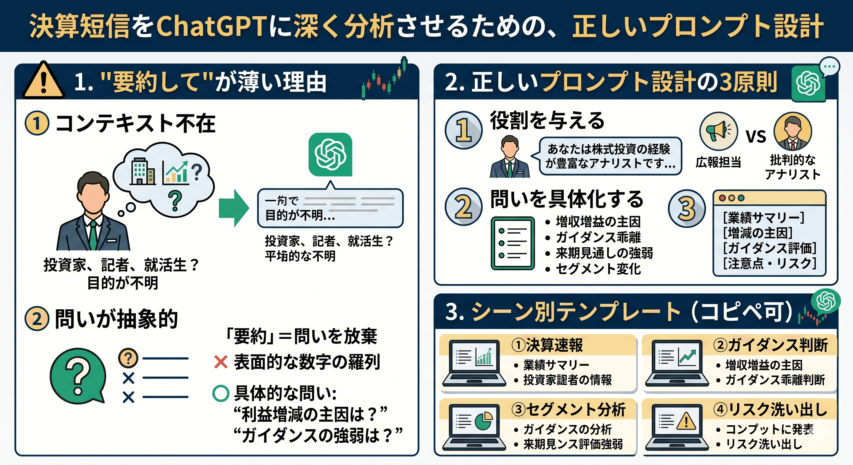 ChatGPTに決算短信を読ませる正しいプロンプト術